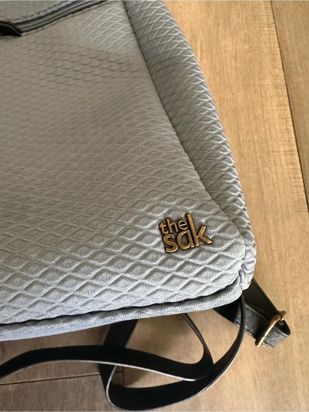 The Sak Quilted Light Blue Women’s Backpack- new, never used